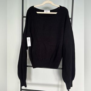 BNWT Babaton Column Sweater - Black - XS